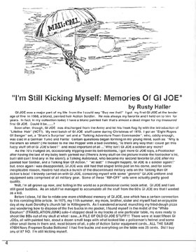 GIJOE Headquarters Quarterly Magazine Issue Number One Page 4